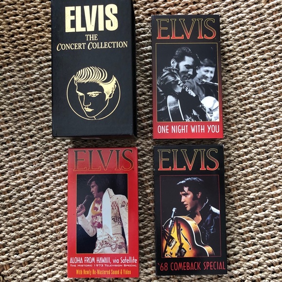 Elvis Presley concerts - set of 3 VHS - Picture 2 of 5
